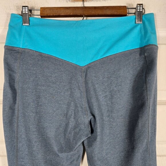 Nike‎ Dri-Fit Workout Leggings Large Full-Length Blue Yoga Pants - Picture 5 of 11